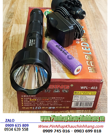 Wasing WFL-403, Đèn pin siêu sáng Wasing WFL-403 với 210lumens chiếu xa 450m